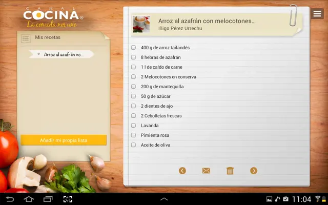 Canal Cocina HD android App screenshot 3